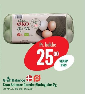 Grøn Balance Danske Økologiske Æg