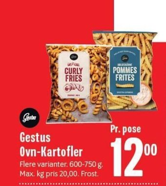 Min Købmand Gestus Ovn-Kartofler tilbud