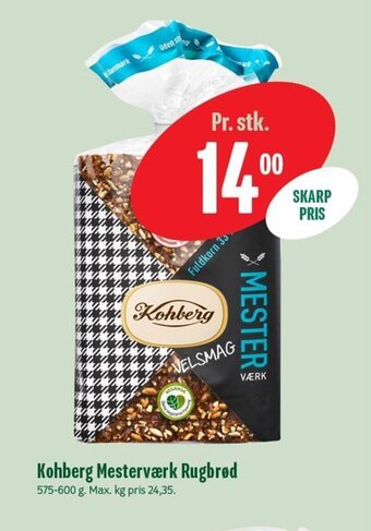 Kohberg Mesterværk Rugbrød
