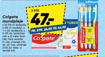 Bilka Colgate mundpleje tilbud