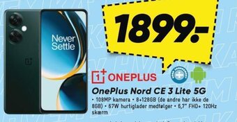 Bilka OnePlus Nord CE 3 Lite 5G tilbud