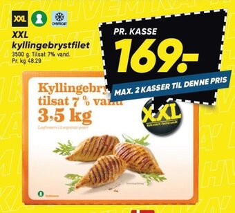 Bilka XXL kyllingebrystfilet tilbud