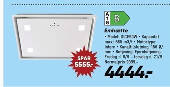 Bilka Emhætte tilbud