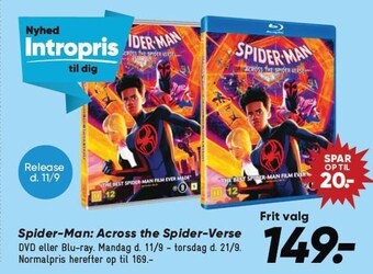 Bilka Spider-man: across the spider-verse tilbud