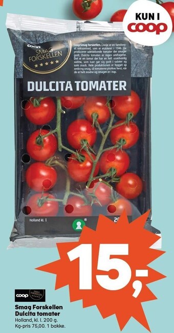 Kvickly Smag forskellen dulcita tomater tilbud