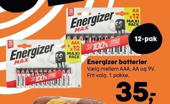 Kvickly Energizer batterier tilbud