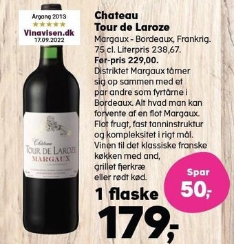 Kvickly Chateau tour de laroze tilbud