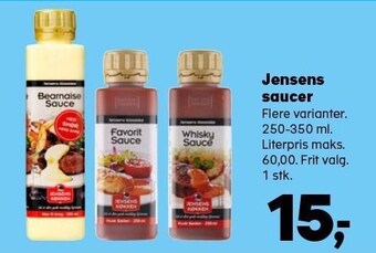 Kvickly Jensens saucer tilbud