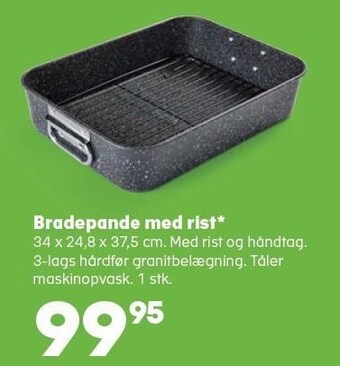 Kvickly Bradepande med rist tilbud