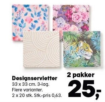 Designservietter