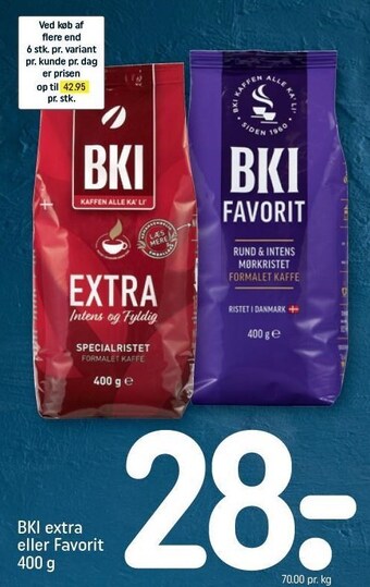 REMA 1000 Bki extra eller favorit tilbud