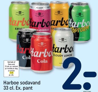 REMA 1000 Harboe sodavand tilbud