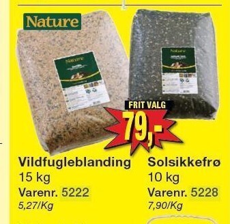Harald Nyborg Vildfugleblanding eller solsikkefrø tilbud