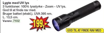 Harald Nyborg Lygte med uv lys tilbud