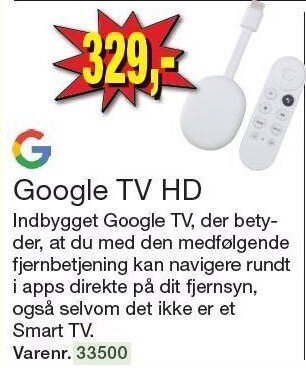 Harald Nyborg Google tv hd tilbud
