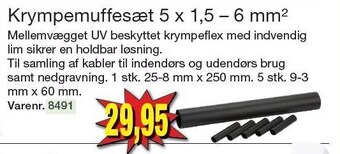 Harald Nyborg Krympemuffesæt 5 x 1,5 - 6 mm2 tilbud