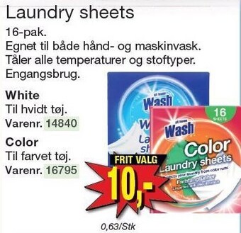 Harald Nyborg At home wash laundry sheets tilbud
