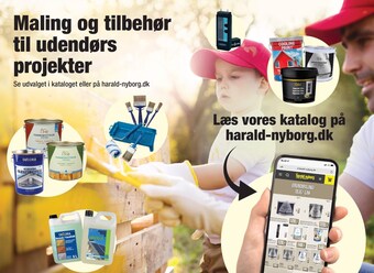 Harald Nyborg Maling og tilbehør til udendørs projekter tilbud