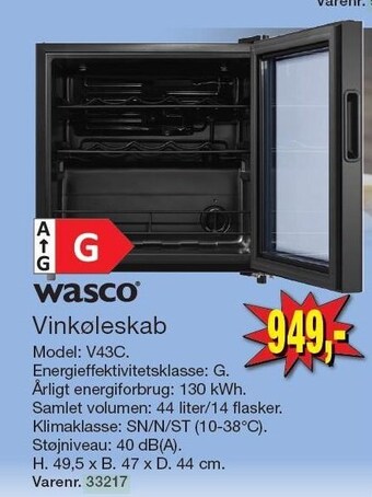 Harald Nyborg Wasco vinkøleskab tilbud