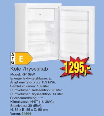 Harald Nyborg Aeg køle/fryseskab tilbud