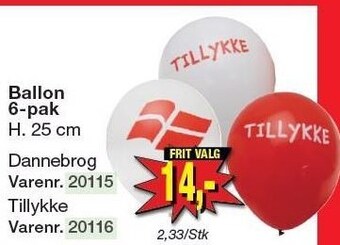 Harald Nyborg Ballon 6-pak tilbud