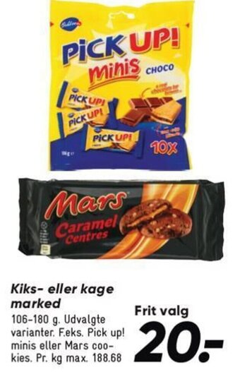 Bilka Kiks- eller kage marked tilbud