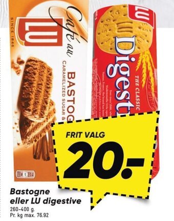 Bilka Bastogne eller LU digestive tilbud