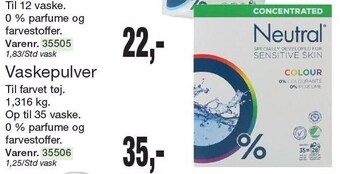 Harald Nyborg Neutral vaskepulver tilbud