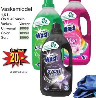 Harald Nyborg Wash vaskemiddel tilbud
