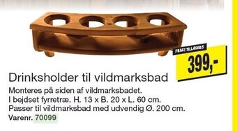 Harald Nyborg Drinksholder til vildmarksbad tilbud