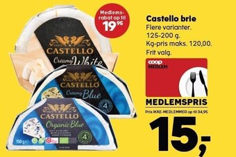 SuperBrugsen Castello brie tilbud