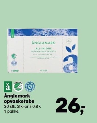 Änglamark opvasketabs