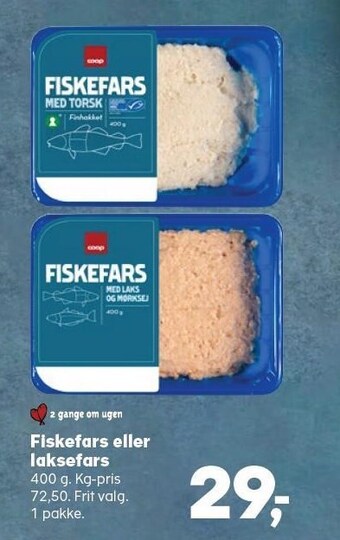 SuperBrugsen Fiskefars eller laksefars tilbud