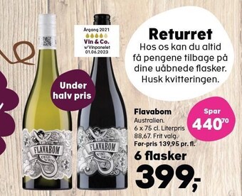 SuperBrugsen Flavabom tilbud