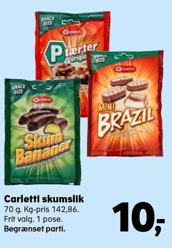 SuperBrugsen Carletti skumslik tilbud