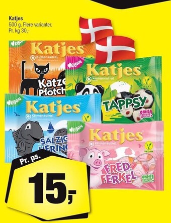 Calle Katjas 500 g - flere varianter tilbud