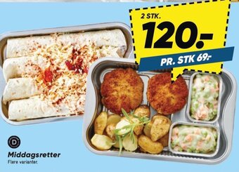 Bilka Middagsretter tilbud