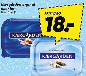 Bilka Kærgården orginal eller let tilbud