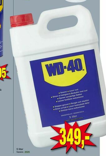 Harald Nyborg WD40 - Multi-use bilpleje - 5 L tilbud