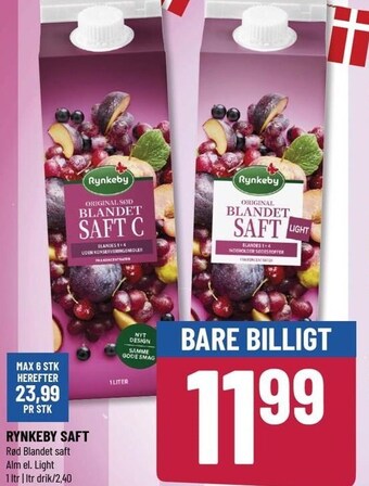 Løvbjerg Rynkeby saft tilbud
