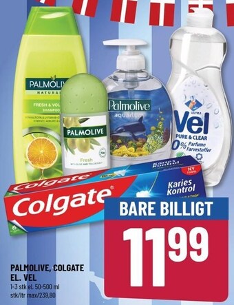 Løvbjerg Palmolive, colgate el. vel tilbud