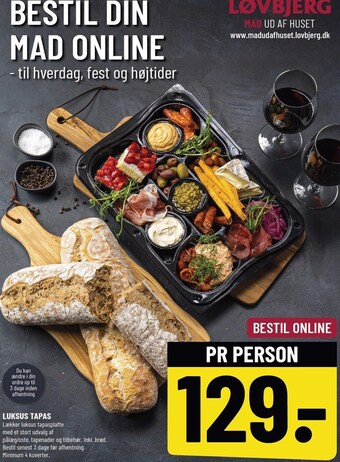 Løvbjerg Luksus tapas tilbud