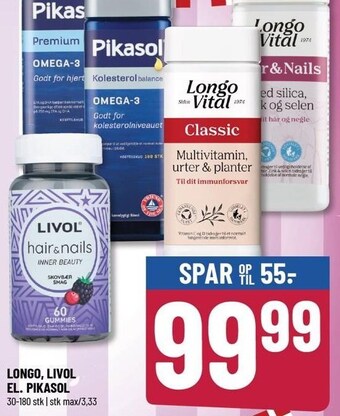 Løvbjerg Longo, livol el. pikasol tilbud