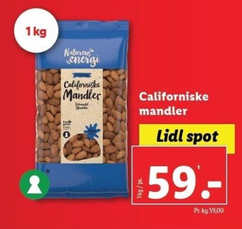 Lidl Californiske mandler tilbud