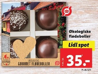 Lidl Økologiske flødeboller tilbud