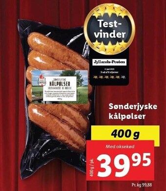 Lidl Sønderjyske kålpølser tilbud