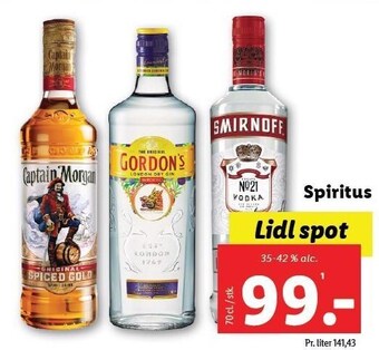 Lidl Spiritus tilbud