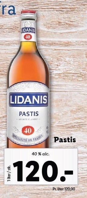 Lidl Pastis tilbud