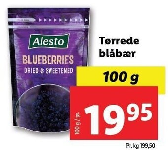 Lidl Tørrede blåbær tilbud