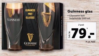 Lidl Guinness glas tilbud